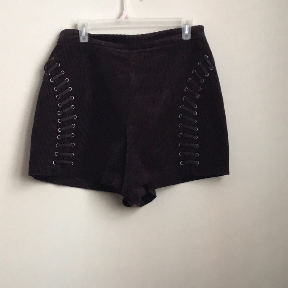 Burgundy shorts